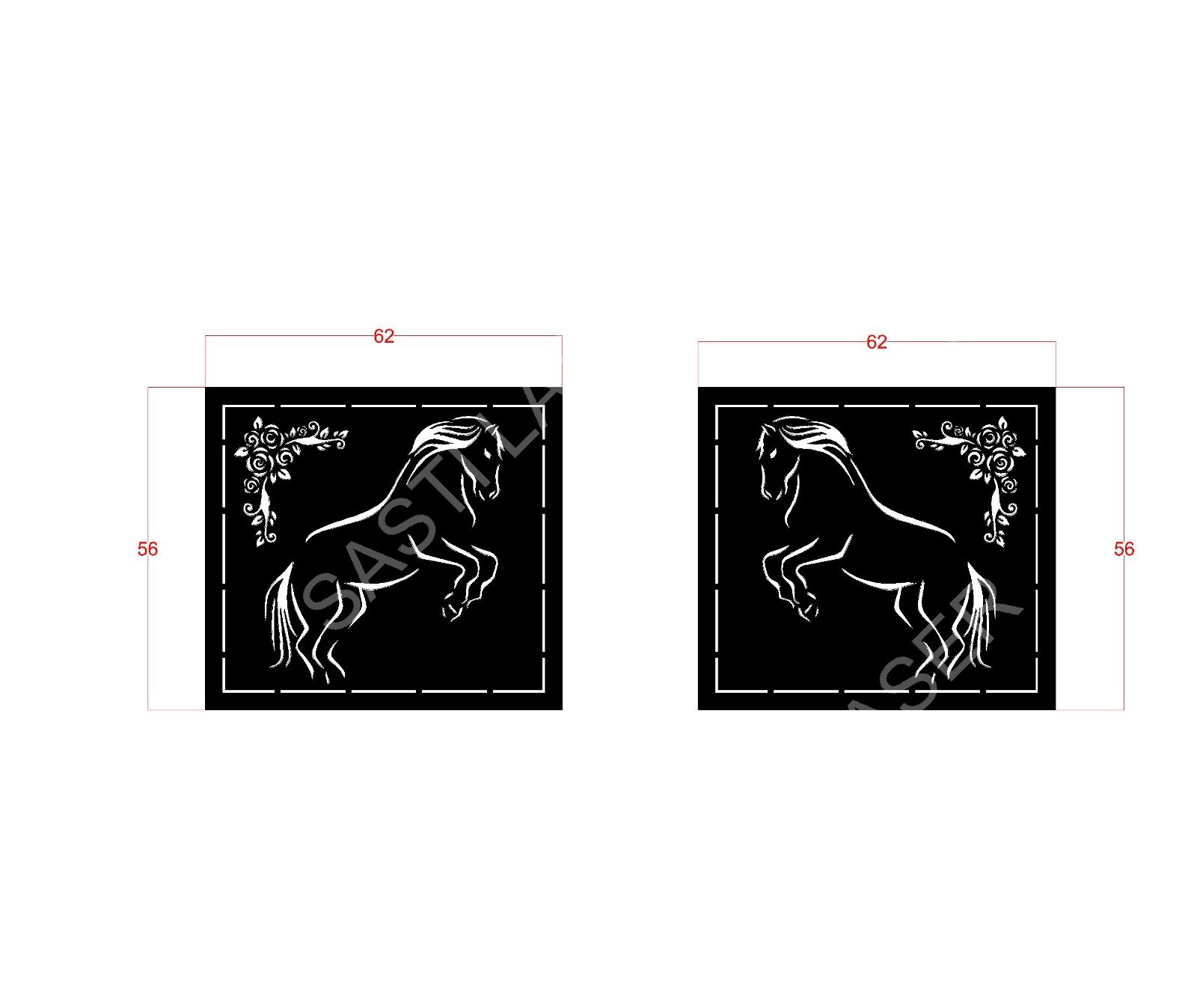 Animals & Birds CNC Laser Cutting Design - A-006.jpeg - Sasti Laser Namakkal